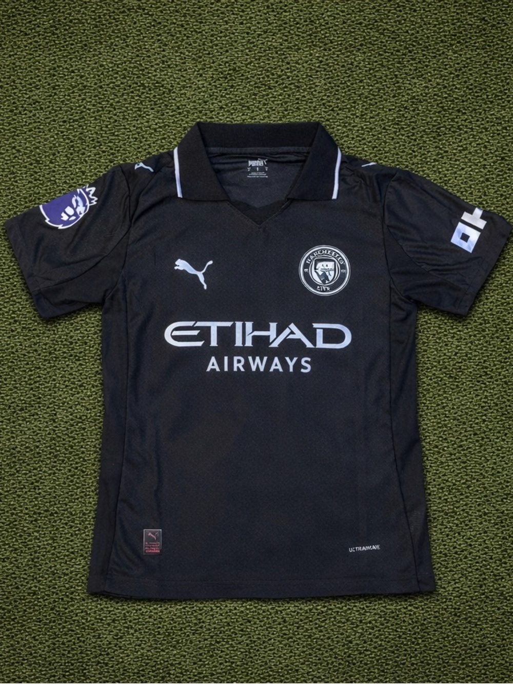 Manchester City Haaland #9 Black Puma Jersey